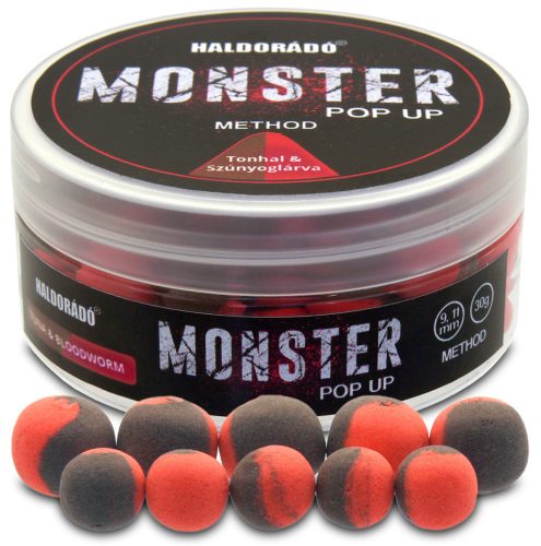 Haldorádó MONSTER Pop Up Method 9, 11 mm - Tonhal & Szúnyoglárva