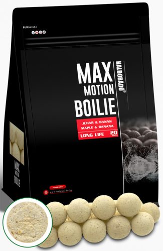 Haldorádó MAX MOTION Boilie Long Life 20 mm - Juhar & Banán