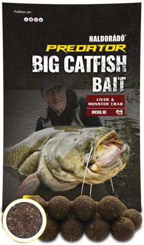 Haldorádó Catfish Bait Boilie 24+ - Liver & Monster Crab