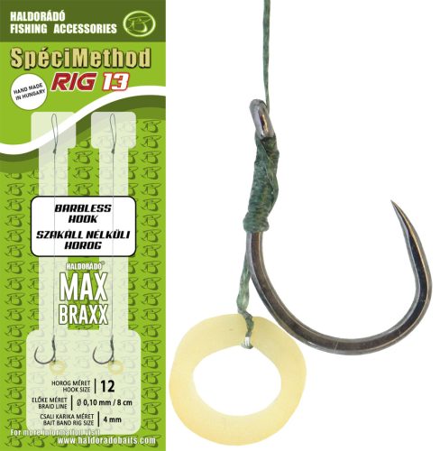 Haldorádó SpéciMethod Rig13 Braid Banded / 12 barbless