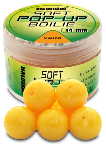 HALDORÁDÓ Super Soft Pop Up Boilie 14 mm - Mangó