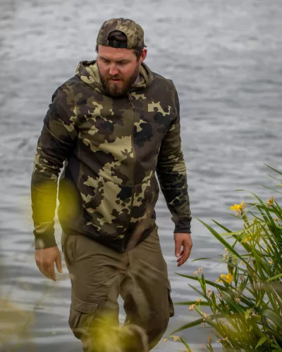 Kore Olive Zip Hoodie L
