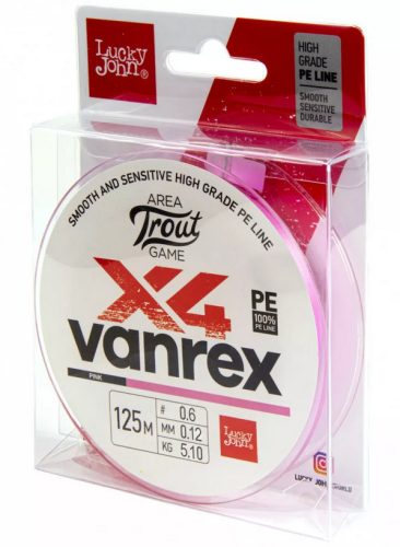 Lucky John Vanrex X4 Pink 0,08Mm 125M