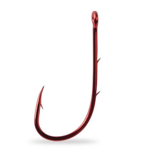 Mustad Red Baitholder Hook 4 10Db/Csomag