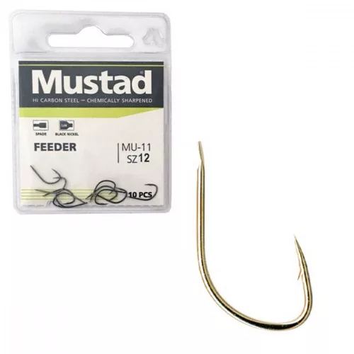 Mustad Ultra Np Feeder Spade Barbed 12 10Db/Csomag