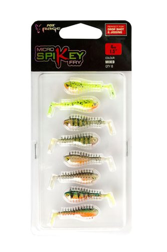 Mixed Colour Lure Packs - Spikey Uv 6Cm Mixed Colours X 5