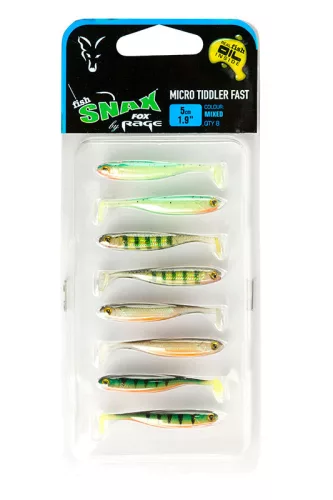 Mixed Colour Lure Packs - Spikey Uv 9Cm Mixed Colours X 5