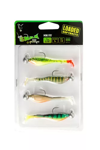 Mixed Colour Lure Packs - Spikey Uv 9Cm Mixed Colours X 5