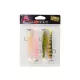 Fox Rage Ultra  - Zander Pro Shad 10Cm X4 Mixed Uv Colour Pack  Loaded 10G 3/0 Head