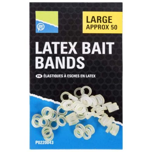 PRESTON LATEX BAIT BANDS - LARGE