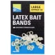 PRESTON LATEX BAIT BANDS - LARGE