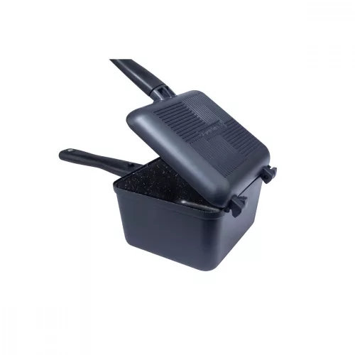 Ridgemonkey Connect Deep Pan & Griddle Sütő Szett Xl Granite Edition