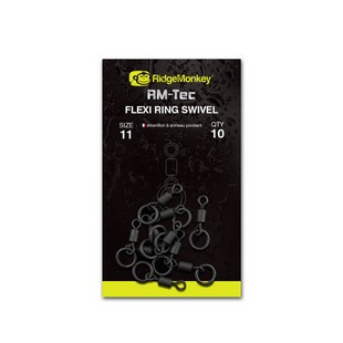 Ridgemonkey Rm_Tec Flexi Ring Swivel Size11 Karikás Forgó 10Db