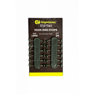 Ridgemonkey RmTec HookRing Stops Csúszógyűrű Rögzitő 24Db Small