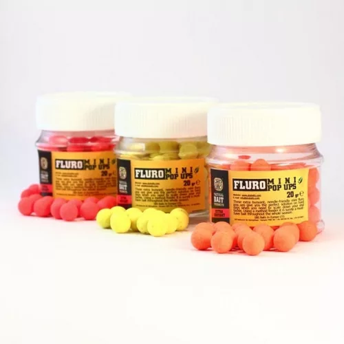 Fluro Mini Pop Ups Cranberry 20 Gr 8 Mm