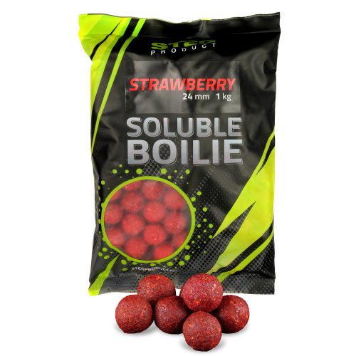 Stég Product Soluble Boilie 20Mm Strawberry 1Kg