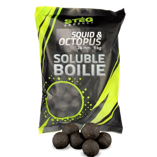 Stég Product Soluble Boilie 24Mm Squid & Octopus 1Kg