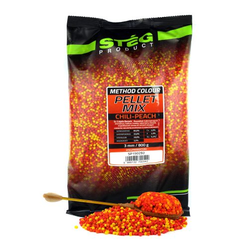 Stég Stég Pellet Mix 800G 3Mm Chili-Peach