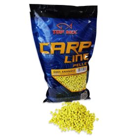 TOP MIX Carp Line Fluoro etető pellet, Édes Ananász