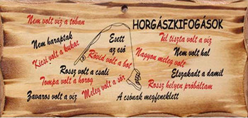 Fatábla Horgászkifogások