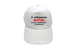 Baseball Sapka A Válaszom Sör!