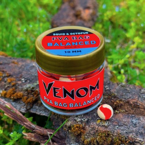 Feedermánia Venom PVA Bag Balanced Boilies - Squid & Octopus 10mm