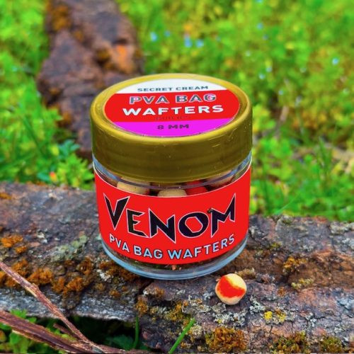 Feedermánia Venom PVA Bag Wafters - Secret Cream 8mm
