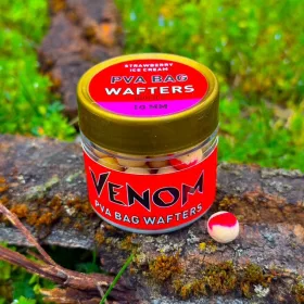  Feedermánia Venom PVA Bag Wafters - Strawberry Ice Cream 10mm